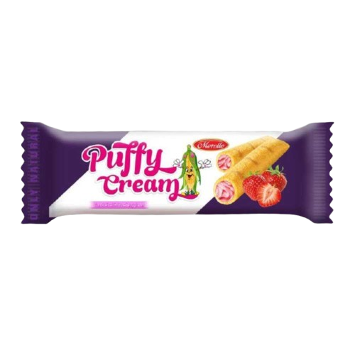 Puffy cream GM Kukoricarúd 18g Eper