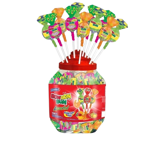 BonBon Bumm rágós nyalóka vegyes 17g