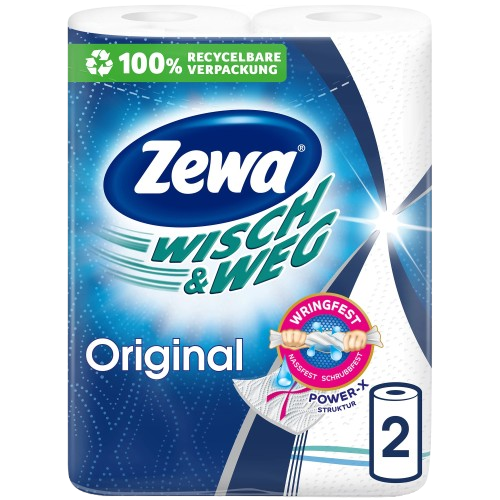 Zewa Wisch & Weg Original  papírtörlő, 2 rétegű, 2 tekercs
