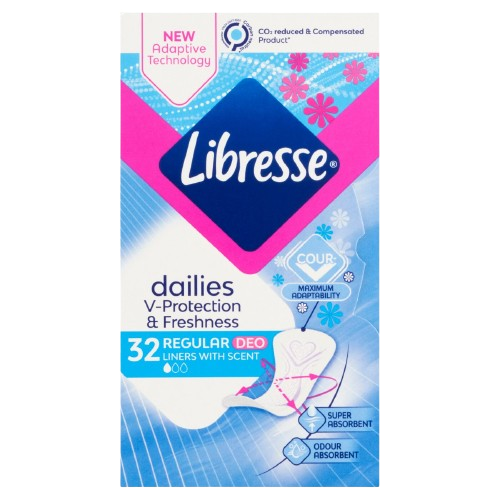 Libresse tisztasági betét normál deo 32db