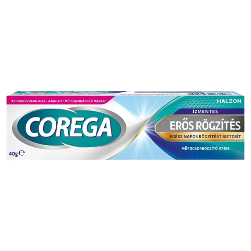 Corega ízmentes műfogsorrögzítő krém 40g