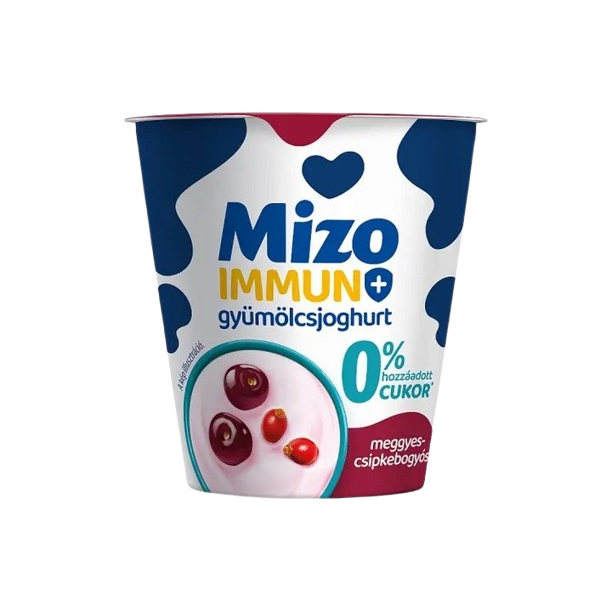 Mizo Immuno meggyes-csipkeb, gyümölcsjoghurt 125g