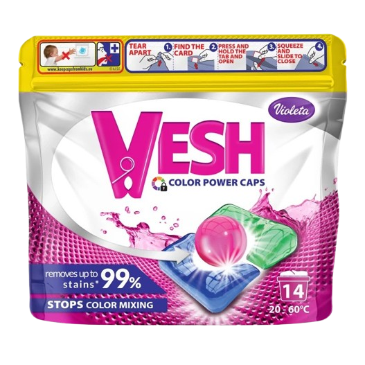 Violeta vesh mosókapszula 14db-színes