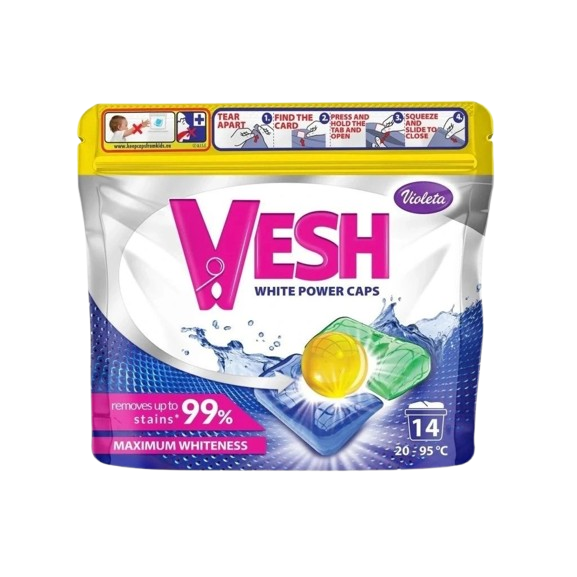 Violeta vesh mosókapszula 14db-fehér