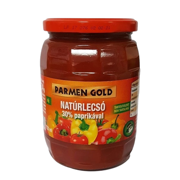 Parmen Gold 720ml Lecsó 30% paprikával