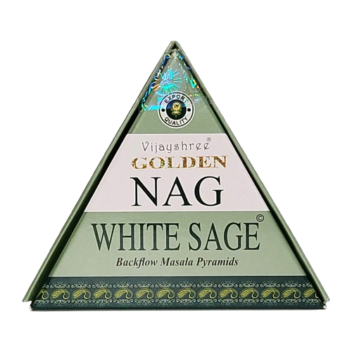 Golden back flow cones füstölő 10dbos White sage