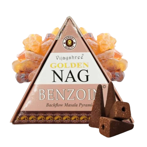 Golden back flow cones füstölő 10dbos Benjoin