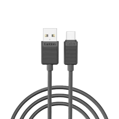 EARLDOM EC-180C USB TYPE-C KÁBEL 1 MÉTER FEKETE