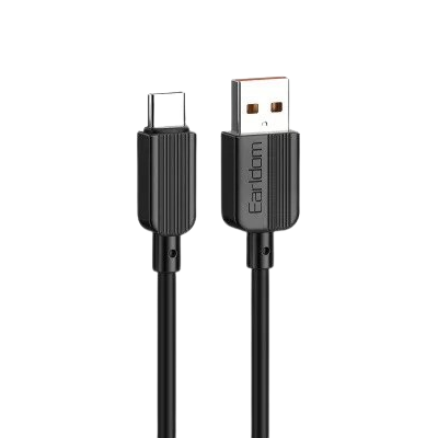 EARLDOM EC-183C USB TYPE-C KÁBEL 1 MÉTER FEKETE