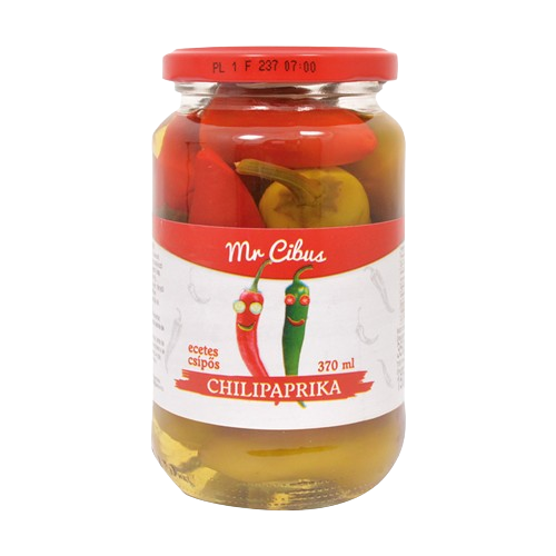 Chili paprika csípős 370ml-mini cibus 