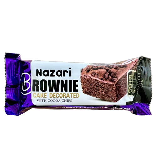 Brownie kakaós piskóta étbevonós chipssel 60g