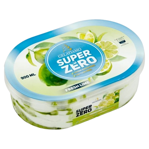 Gelatiamo Super Zero laktózmentes lime jégkrém 900ml