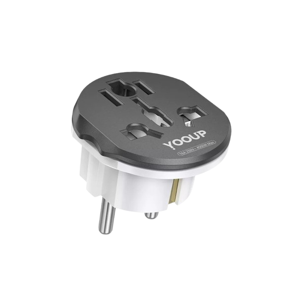 YOOUP T01 PLUS HÁLÓZATIFEJ ÁTALAKÍTÓ 220V (UTAZÁSI ADAPTER)