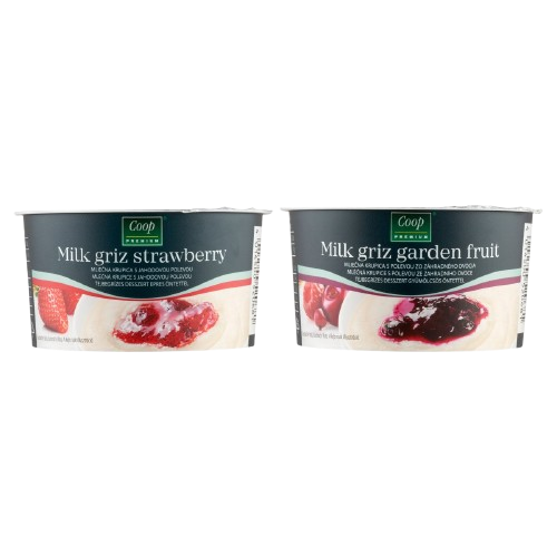 Coop prémium grízpuding 130g