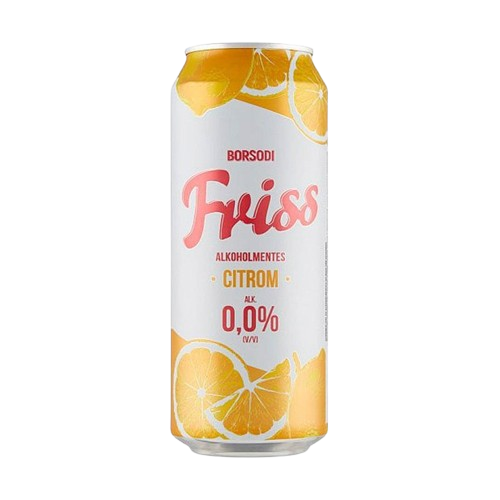 Borsodi Friss citrom 0,0% 0,5l  