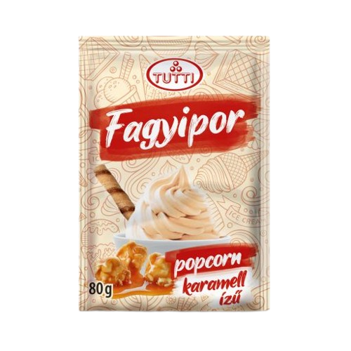 Tutti fagyipor popcorn-karamell ízű 80g