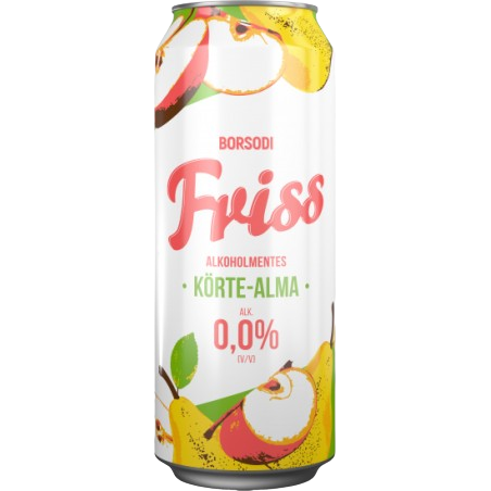 Borsodi Friss körte-alm.0% 0,5l dob.-DRS