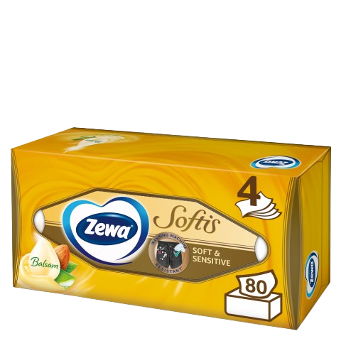 Zewa dobozos pzs.4 rét.80db soft&sensitive