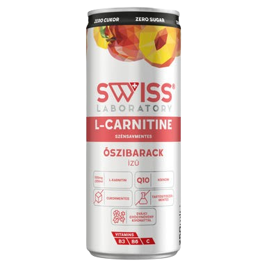 Swiss Laboratory Zero őszibarack ízű szénsavmentes ital - 250 ml