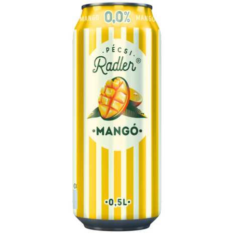 Pécsi Radler Mangó 0,5L 0% DOB-DRS