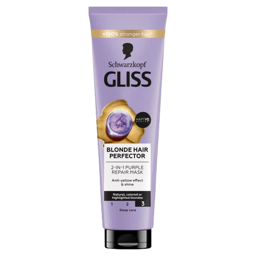 Gliss pakolás 150ml Blonde Perfector 2in1