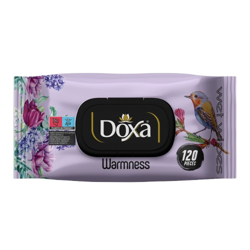 Doxa nedves törlőkendő 120db Warmness