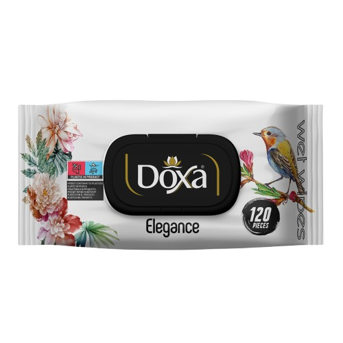 Doxa nedves törlőkendő 120db Elegance