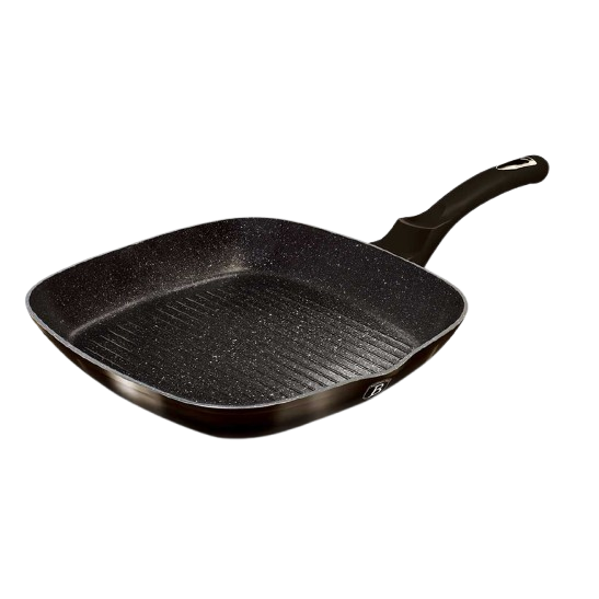 Grill serpenyő  28 cm  Metallic Line Shiny Black Edition