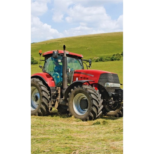 Traktor Red kéztörlő, arctörlő, törölköző 30x50cm