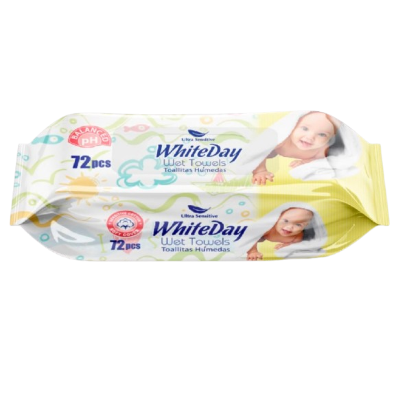 WhiteDay nedves törlőkendő MIX ultra sensitive Baby 72db