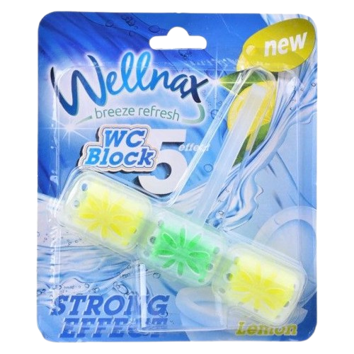 Wellnax Wc illatosító block 57 g Citrus