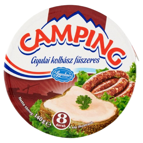 Camping gyulai kolbász kördobozos 140g