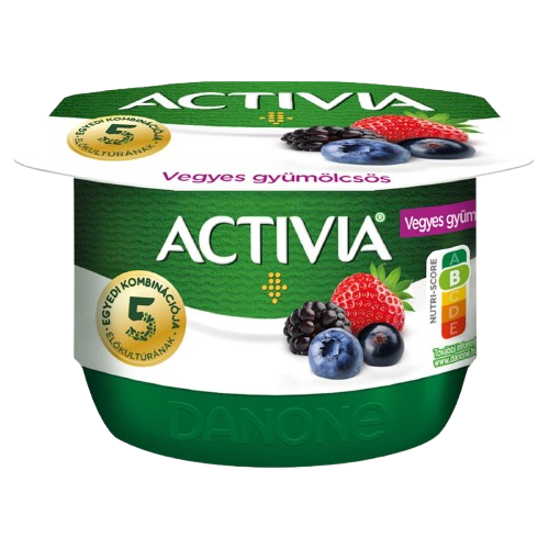 Danone activia joghurt vegyes gyümölcs 125g