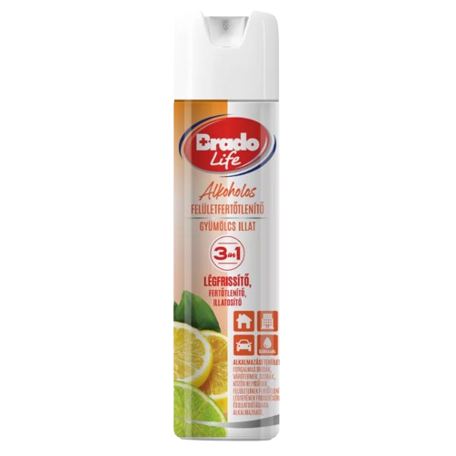 Bradolife felületfertőtlenítő és légfrissítő 300ml gyümölcs