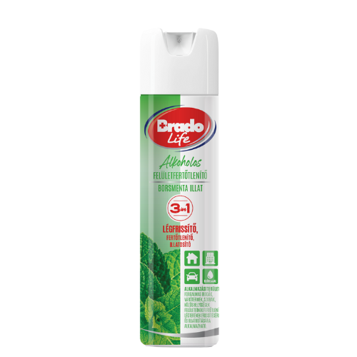 Bradolife felületfertőtlenítő és légfrissítő 300ml borsmenta