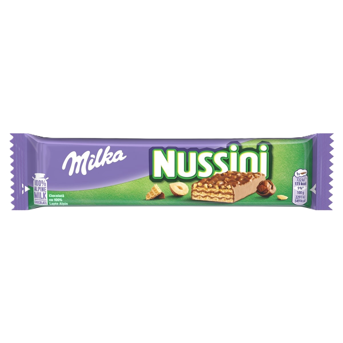 Milka Nussini 31,5g Mogyorós