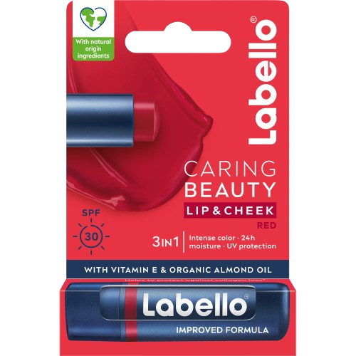 Labello Caring Beauty – Red színezett