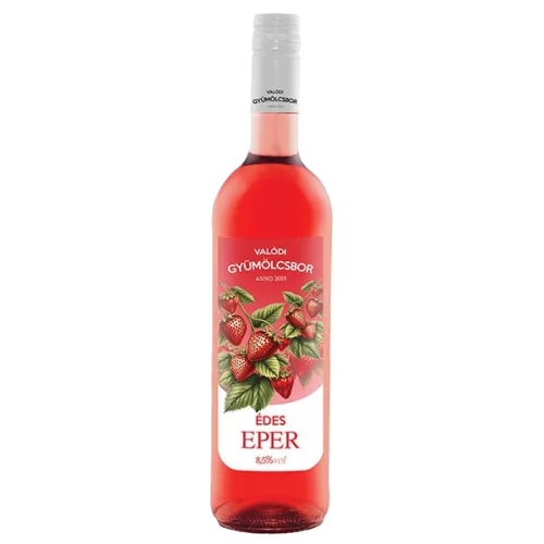 Valódi gyümölcsbor eper 0.75l