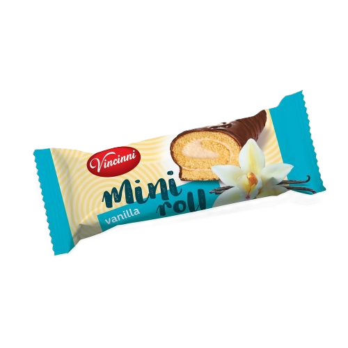 Vincinni  mini roll van.ízű krémmel kak.bev.30g