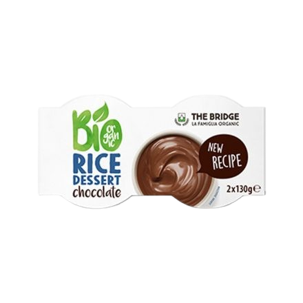 BIO THE BRIDGE CSOKOLÁDÉS RIZSDESSZERT 2X130G