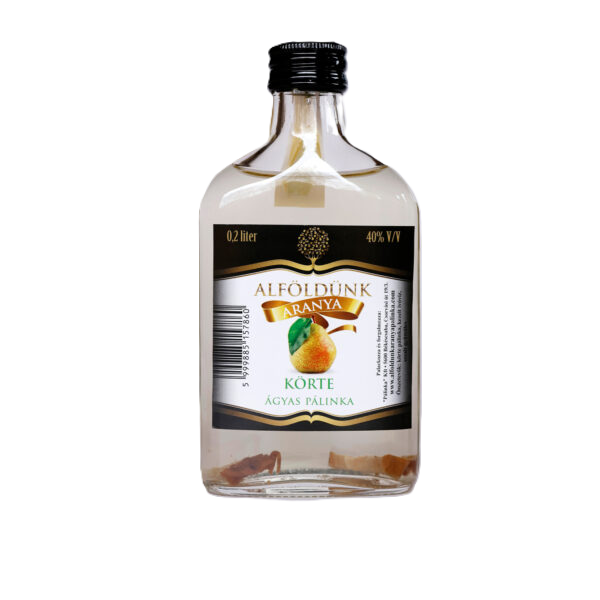 Alföldünk Aranya Ágyas körte pálinka 200ml 40%