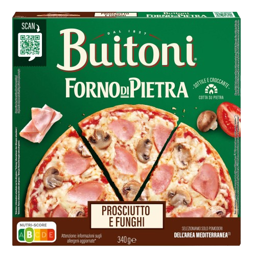 Buitoni F.di P.sonkás-gombás pizza 340g