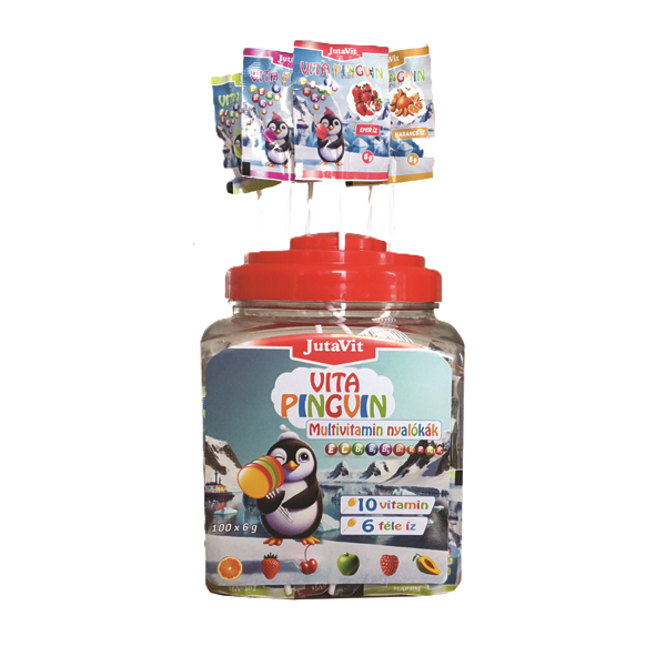 Jutavit Vita Pingvin vegyes nyalóka 6g