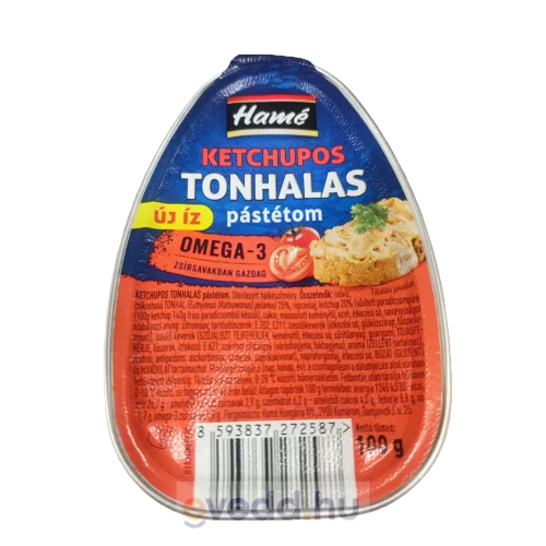 Hamé ketchupos tonhalas pástétom 100g