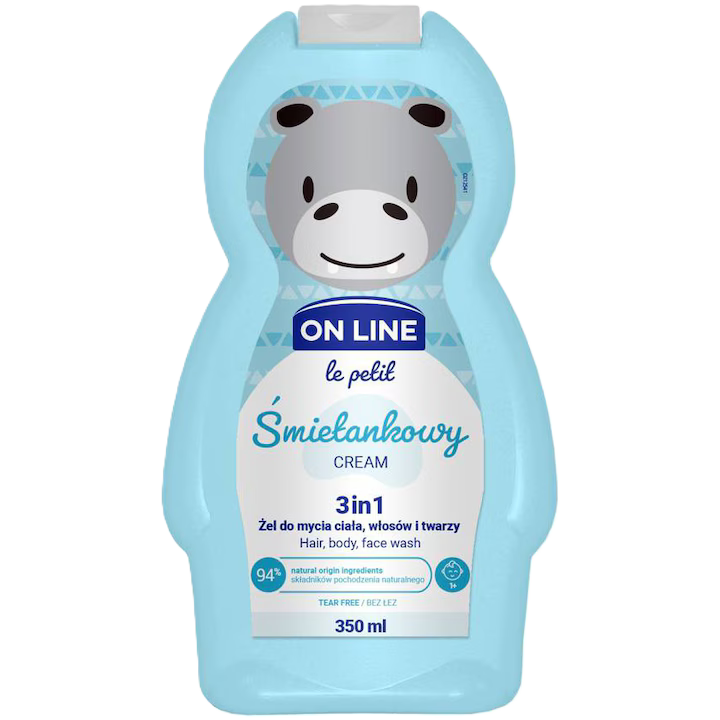 On Line tusfürdő 350ml Kids Krém