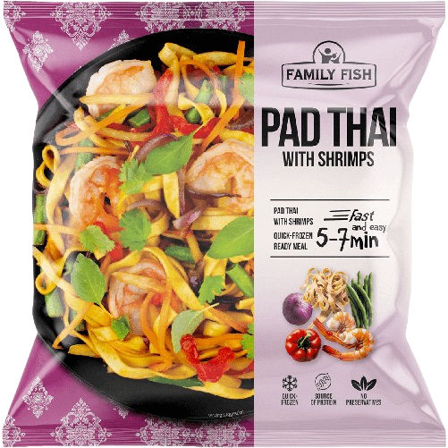 Family fish pad thai rákkal 500g
