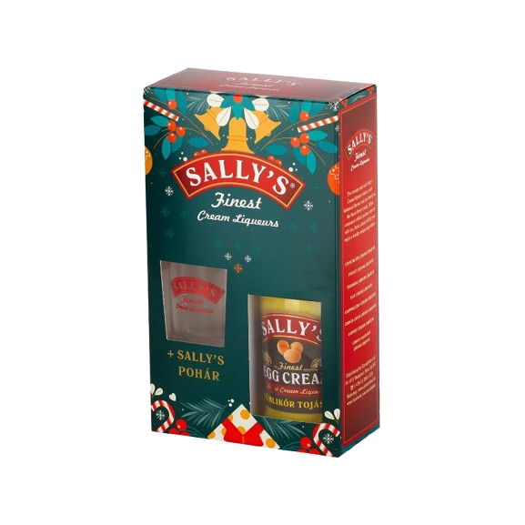 EUR Sally'S Tojáslikőr 0,5l 15% dd. + pohár