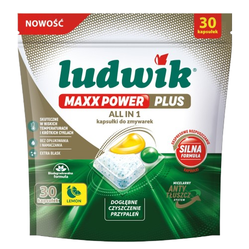 Ludwik mosogatógép kapszula 30db Maxx Power Plus