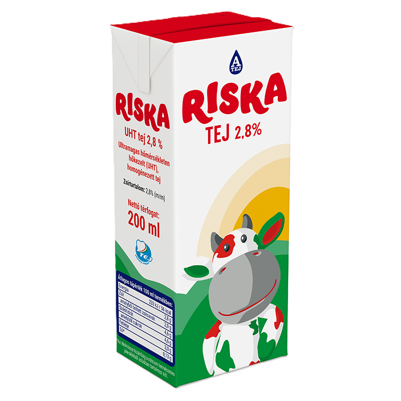 Alföldi tej riska 2.8% UHT 200ml