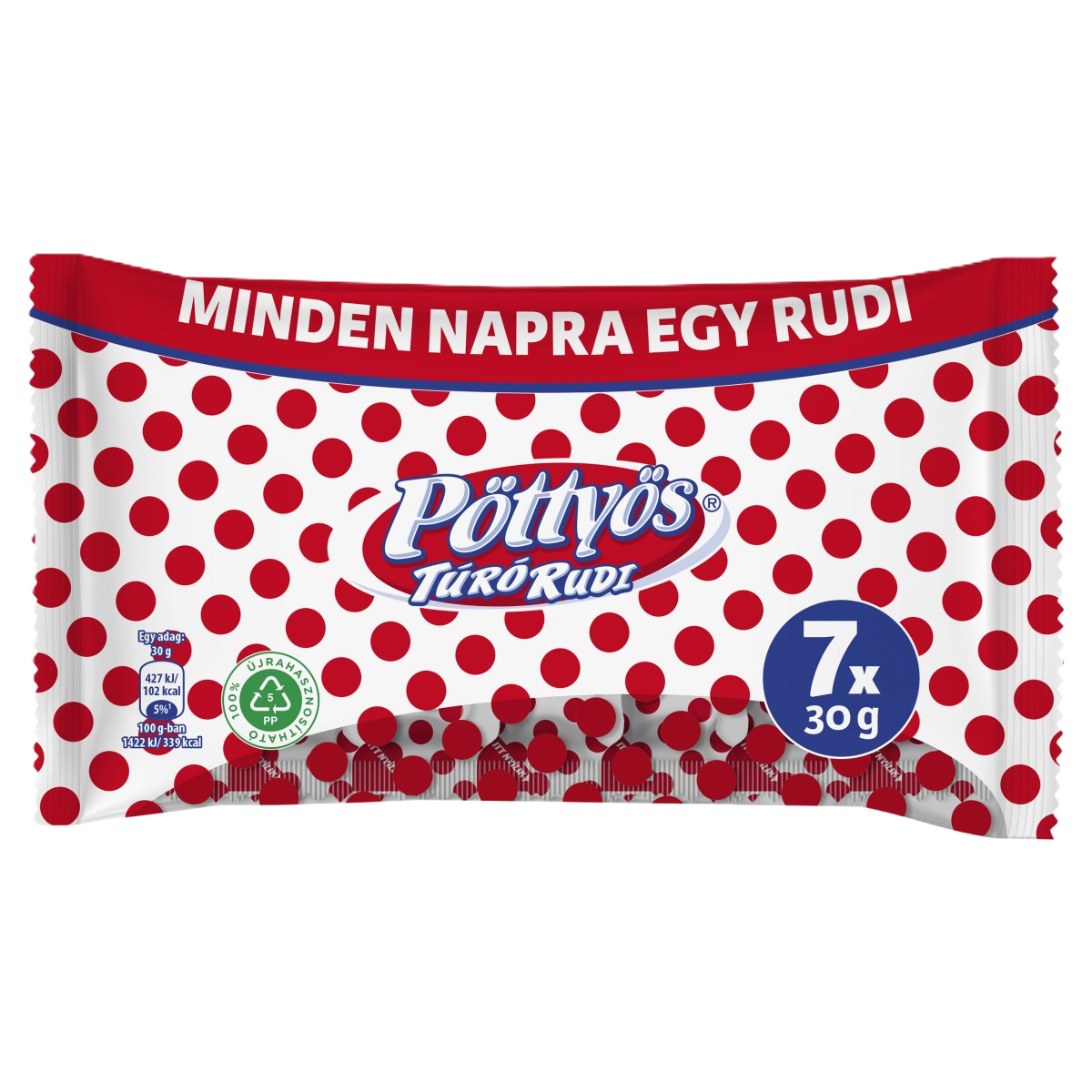 Pöttyös Túró Rudi 7*30g 